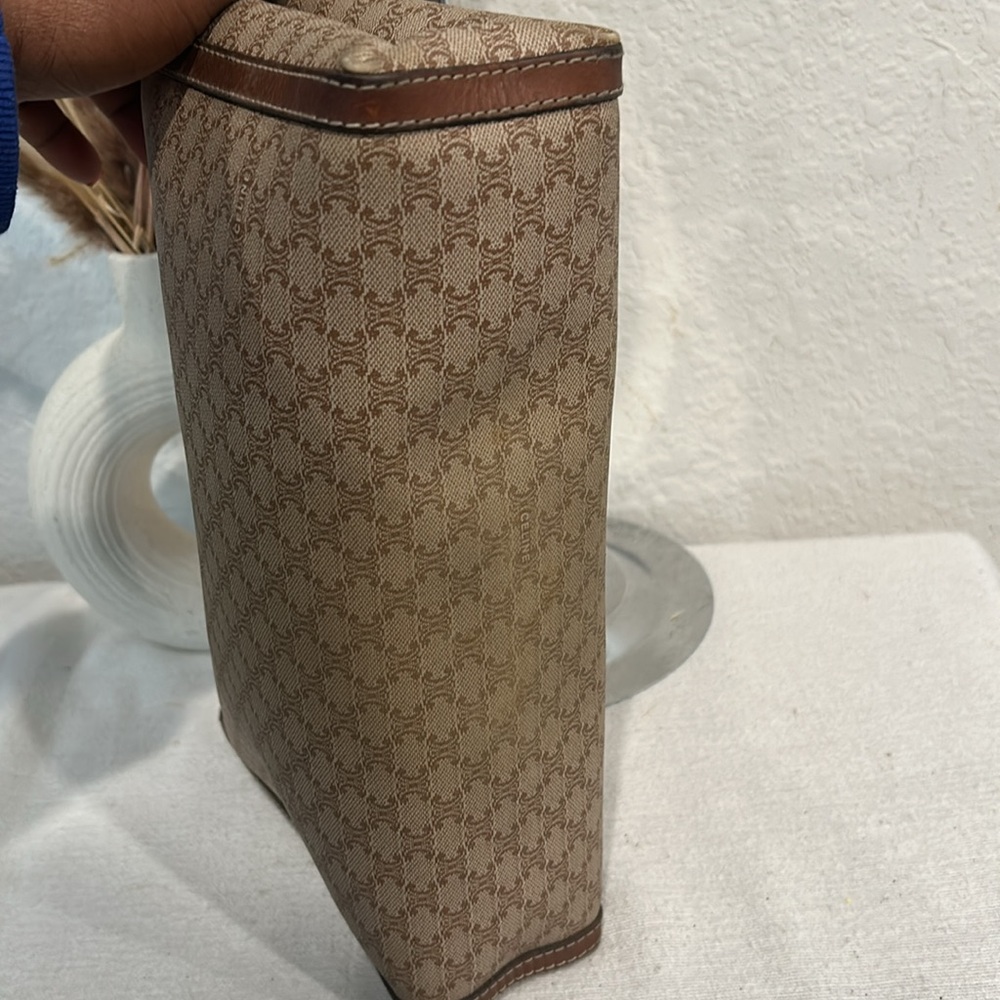 Vintage Celine Macadam zip Clutch - Picture 9 of 16
